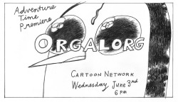 Orgalorg promo by writer/storyboard artist