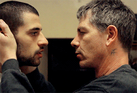 benmendo:Mendelweek Day 6 | Favourite Kiss: Neville + Ashley (Starred Up)