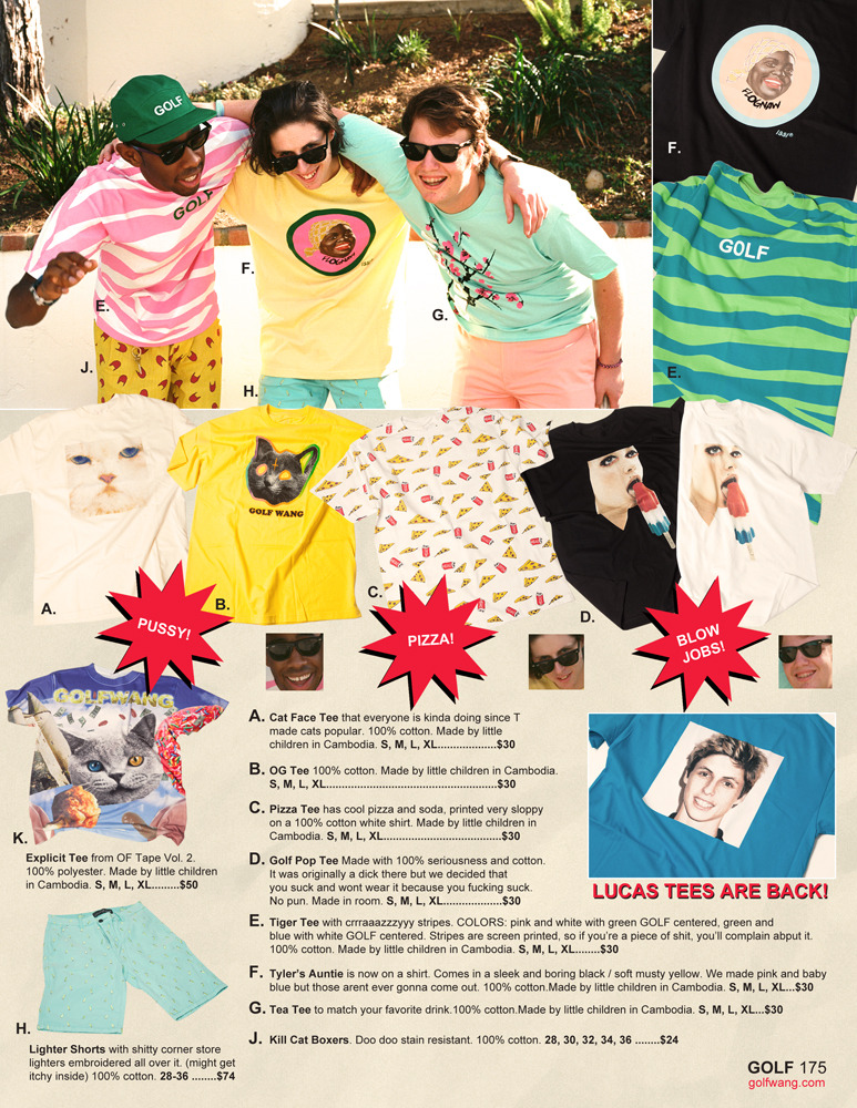 snuffed-0ut:  tyler-daily: GOLFWANG S/S 2014 / MARCH 8TH   Give me all of it  someone