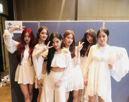 (G)i-dle's Twitter Update: "Like The Goddess Of Wind, (G)I-DLEs Pure White-look How Elegant Is Todays