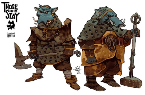 shzrebelka:THOSE WHO STAY - character concept for graphic novel written by Bartosz Sztybor.