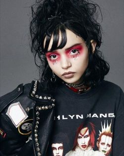 saintsoup:i didnt kno it at the time.. but this nylon glitter goth spread has been the most accurate prediction of 2016 style.. imo