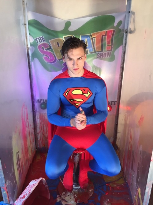 splathq:‪Of course we dressed Jason as his idol Superman for part of his show! Download the full sho