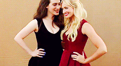 stydiaislove:  get to know me meme | [4/5] favorite actress ➥ Beth Behrs and Kat Denning  “We are genuinely best friends”  