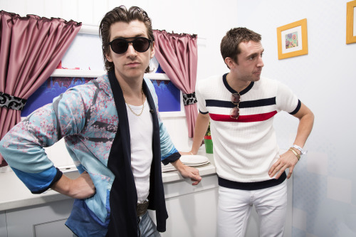 bbcr1:The Last Shadow Puppets backstage at Radio 1′s Big Weekend