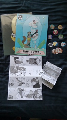 rittsrotts:  selling again,   Anyone want Ship Tease or a Pinup book? I’ll mail them out with free stickers and minizines. 20$ each or 35$ both. pinup book has a ton of mostly non posted pinups, and ship tease is that big gay comic I did but printed!  not