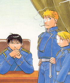 Turdlewexler:  Becoming Fullmetal: Trios  → Colonel Roy Mustang, 1St Lt. Riza