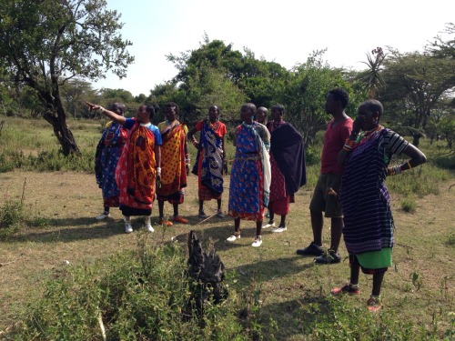 We really enjoyed it to design together with the Maasai women their new workshop.