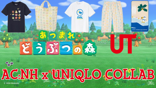 bidoofcrossing: Animal Crossing: New Horizons x UNIQLO Crossover Announced, Coming April 29th Ninten
