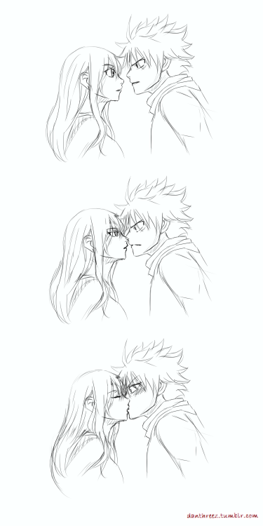 danthreez:  Also, something I did but never finished, and don’t think I would I’M NOT SORRY FOR THE NALU KISS SPAM