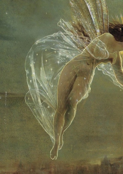 detailedart:Details: Spirit of the Night, by John Atkinson Grimshaw (1836-1893).