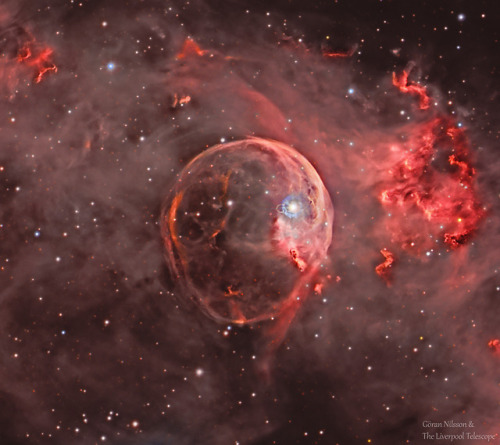 NGC 7635: The Bubble Nebula Expanding by Göran Nilsson