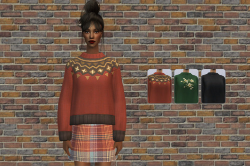 SweaterSet (AF) replaced with @keoni-chan sweater french with additional recolours by @kaluxsims&nbs
