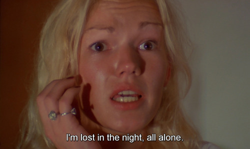 tallulahskankhead:  Night of the Hunted, 1980.
