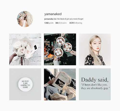 yamanaked: naruto social media AU the ladies pt.1    ♢ ♢ Sakura, Ino, Hinata  ♢ ♢