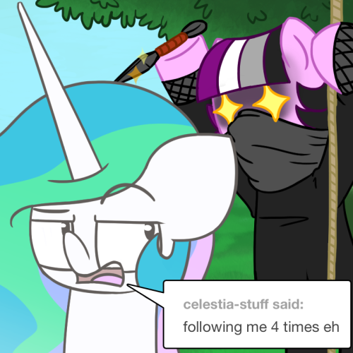 ask-acepony:  I(we) did not take lightly to the cake tax The Neck implemented.  xD