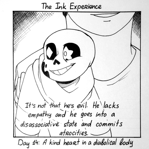 Inktobertale 2024: Day 14 A Kind Heart In A Diabolical Body