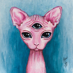 artagainstsociety:  extraterrestrial catby BlackFurya