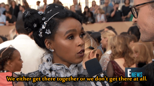 hustleinatrap:Three actresses from “Hidden Figures” - Janelle Monáe, Taraji P. Henson, Octavia Spenc