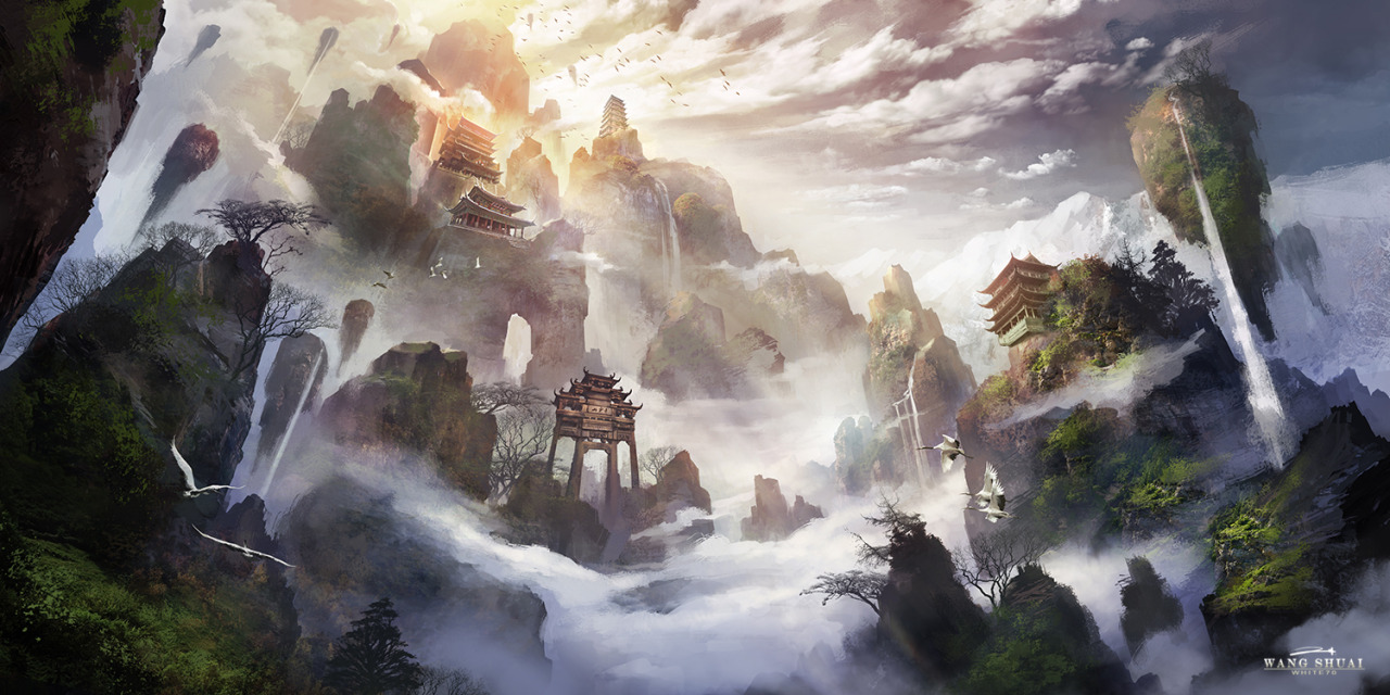 awesomedigitalart:  Wang Shuai