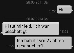 x-herzverlust:  Das “hi” war an meinem Geburtstag, lol.