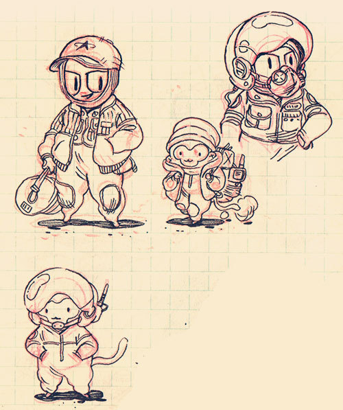 Same Space Stuffs Again.When I Have Freetime, I Can Only Draw Theses 2 Guys And Spaceships.