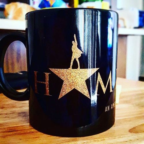 Coffee seems to be better in my Hamilton cup. ☕ #hamilton #hamiltonmusical #anamericanmusical #coffe