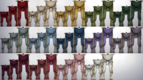 thejim07: Grand Century Curtains  Hi everyone!I made these curtains from those from TS4 Vampires Pac