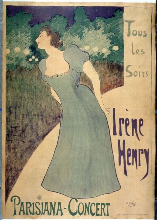 Irène Henry, Parisiana-Concert, Tous les Soirs (1894). Henri Gabriel Ibels (French, 1867-1936). Post