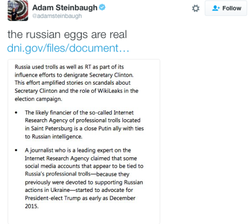 dynastylnoire: ebonyrogue:   yorubaintraining:  keepyourarmin:  micdotcom:  Vladimir Putin ordered attempt to influence US election, declassified report says Russian President Vladimir Putin personally directed an attempt to harm Hillary Clinton’s chances