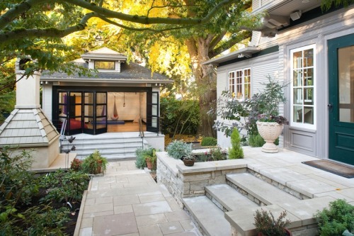 interiordesignmagazine:  5 Stunning Garage Conversions Residential gym by Menter Architects in Seattle, Washington. 