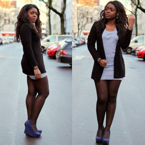 BLAZER + WEDGES (by Orryginal) Fashionmylegs- Daily fashion from around the web Submit Look Note: To