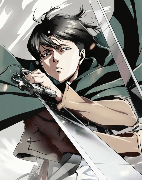 ravenliz:  L e v i || Animage magazine cover