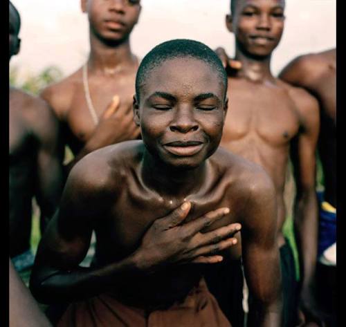 finegoodsfinefolk:  pingonow:  In this African tribe, when someone does something harmful, they take the person to the center of the village where the whole tribe comes and surrounds them.  For two days, they will say to the man all the good things that