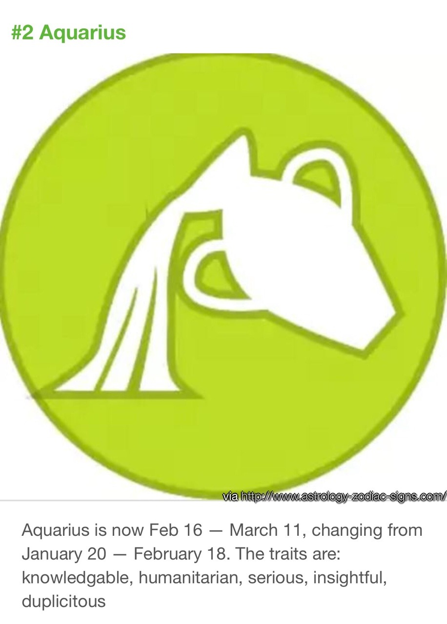 Zodiacs have changed