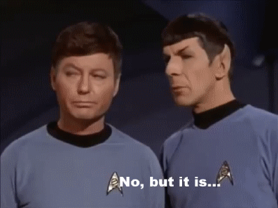 rbdreams:Mr. Spock finds things to be fascinating, and sometimes interesting.Classic