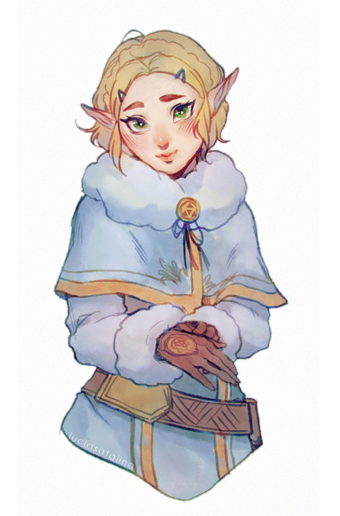 luciasatalina - zelda,, in her winter outfit because i love winter