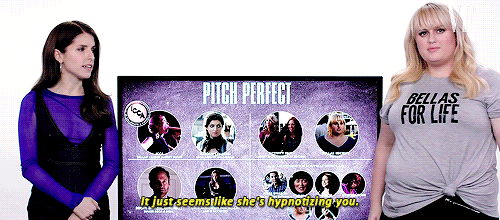 antisocialclimber:Pitch Perfect 3 Cast Recaps The First Two Pitch Perfect Movies in 7 MinutesMy hero