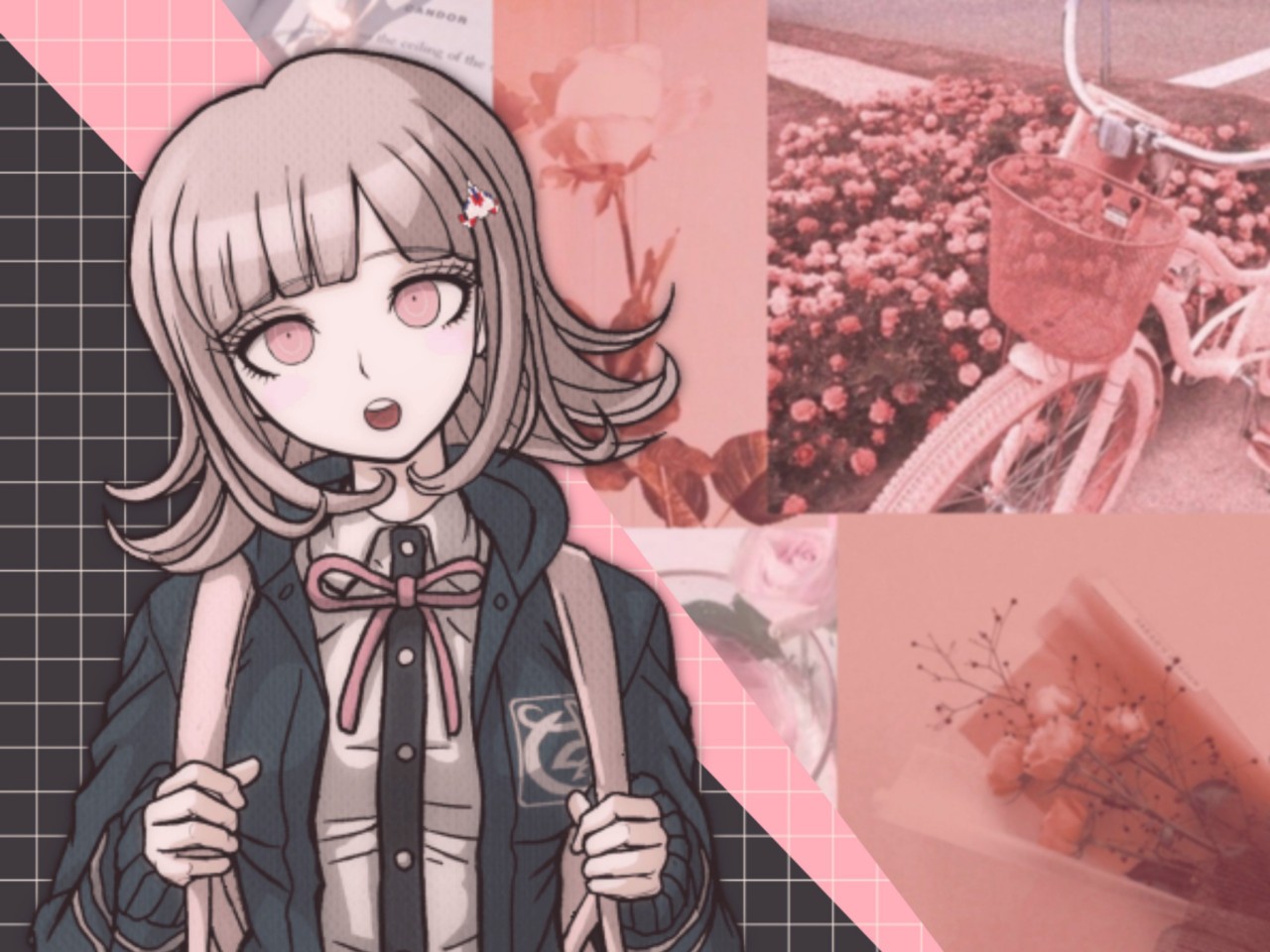 I made a Chiaki Nanami Wallpaper  rultimategamer