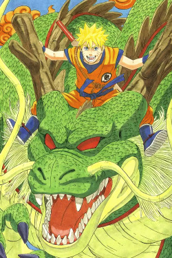 Bushidocaps:  Naruto + Dbz Crossover 