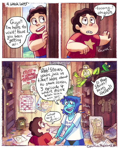 calonarang:  Steven is horrified because adult photos