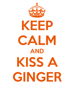 everythingginger:  According to RedheadDays, it’s Kiss A Ginger Day today so Happy Kiss A Ginger Day Everyone! 