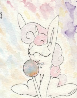 slightlyshade:A giant lollipop for Sweetie