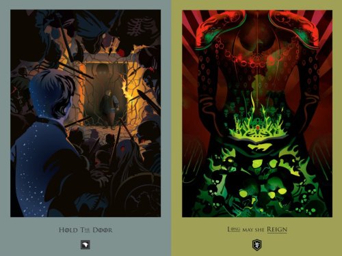 These gorgeous HBO-commissioned ‘Game of Thrones’ posters take 4 days to make after an episode airsW