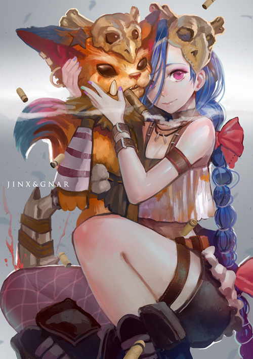 ibratze: JINX &amp; GNAR 空罐王＠お仕事募集中