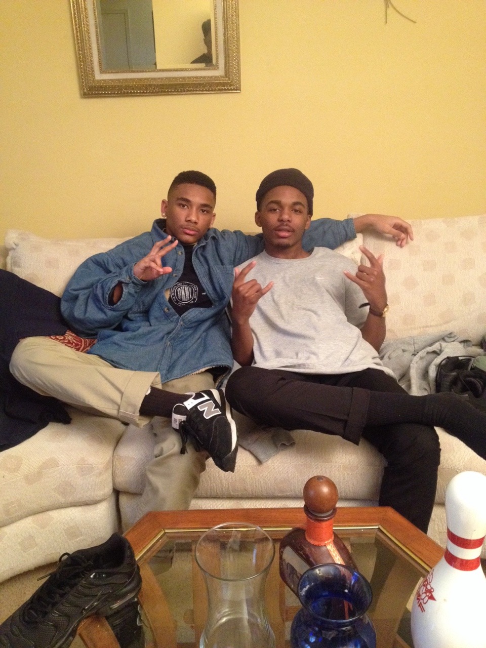 marcomckinnis:  Me and my brother for black out 