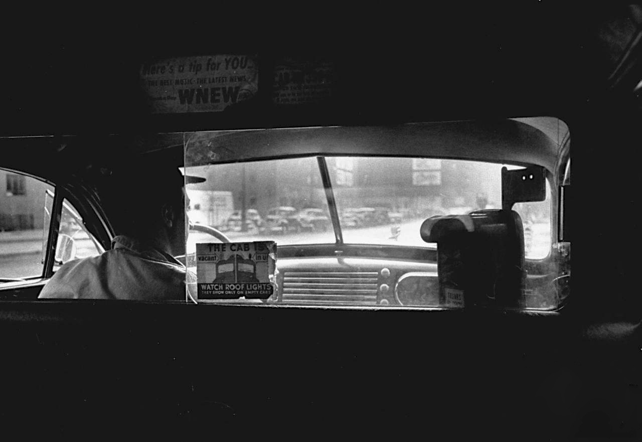 greeneyes55:  Taxi New York 1949 Photo: Yale Joel  