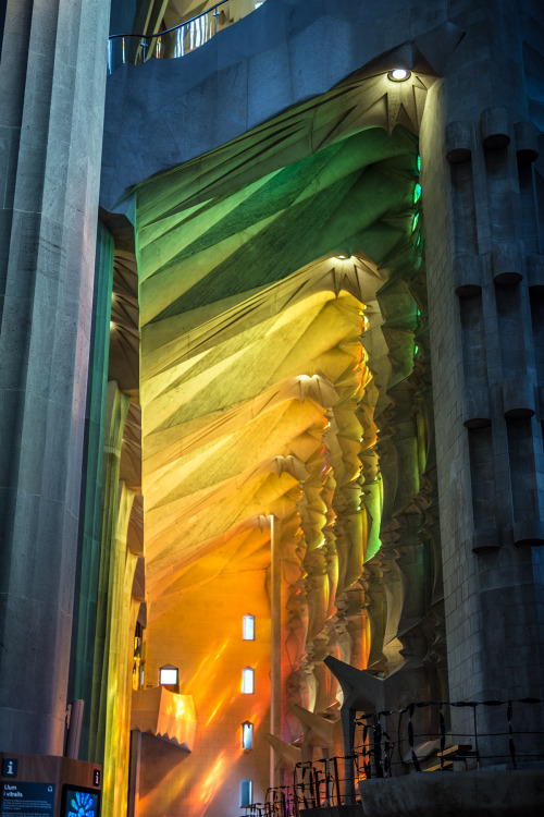 fostertheory:piavalesca:sagrada familia.gaudi’s magnificent, over the top, biomimetic fantasy spaces