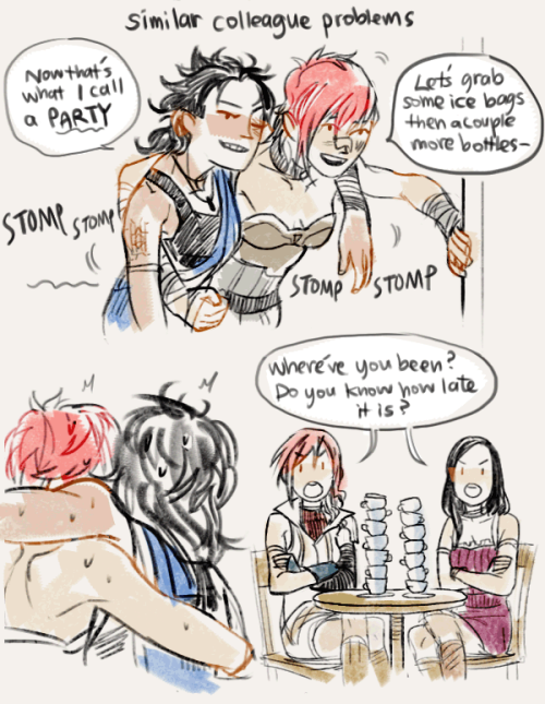 twilightrayne:  swapcats:  suqling:  I was chatting with a Christine and Final Fantasy 13 came up.. oh gosh Fang, let me introduce another pink-haired woman into your life.  This is the greatest thing ever to be posted on the internet.  this is now true,