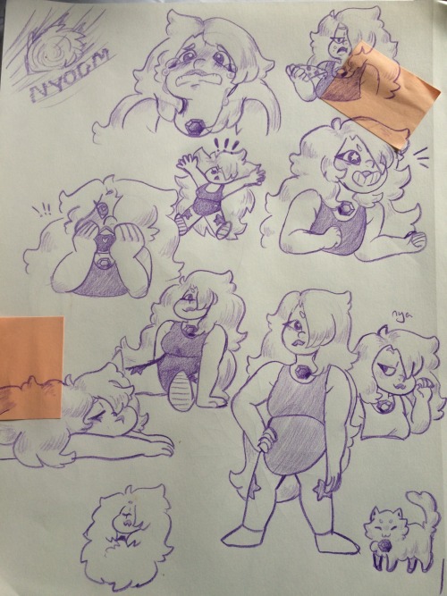 koobly-kool-kid:  I like colored pencils, I like purple, I like Steven Universe… this was bound to happen eventually 